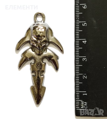 Метален Елемент / Медальон - Извънземно / ALIEN, снимка 2 - Колиета, медальони, синджири - 39323049