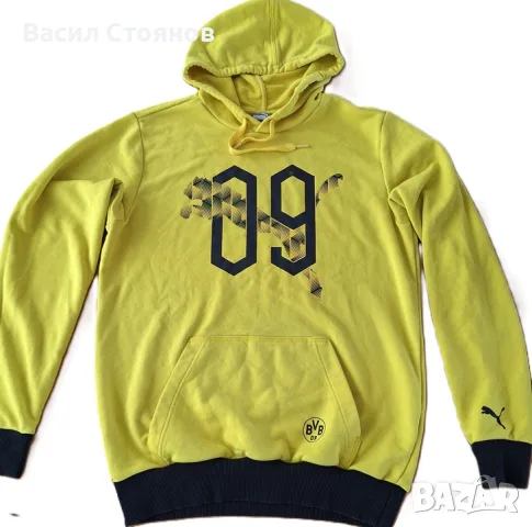 Боруся Дортмунд/Borussia Dortmund 2016-17 Puma Hooded Sweat Top - размер L