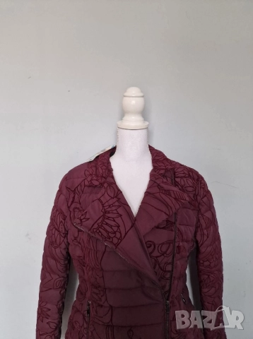 Страхотно дамско зимно яке палто DESIGIAL размер 42 , ново с етикет , снимка 4 - Якета - 52399350