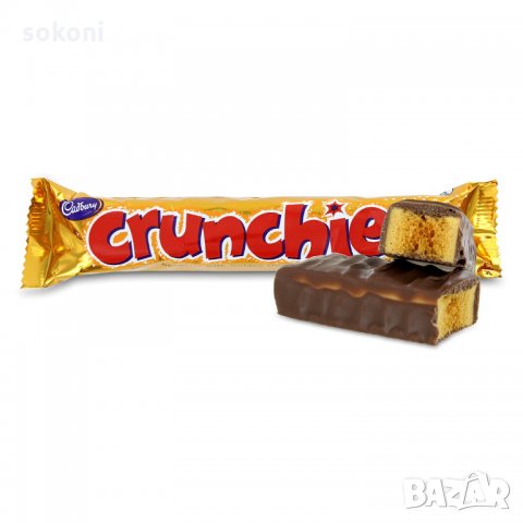 Cadbury Crunchie / Кебъри Крънчи Бар 40гр, снимка 1 - Домашни продукти - 35905875