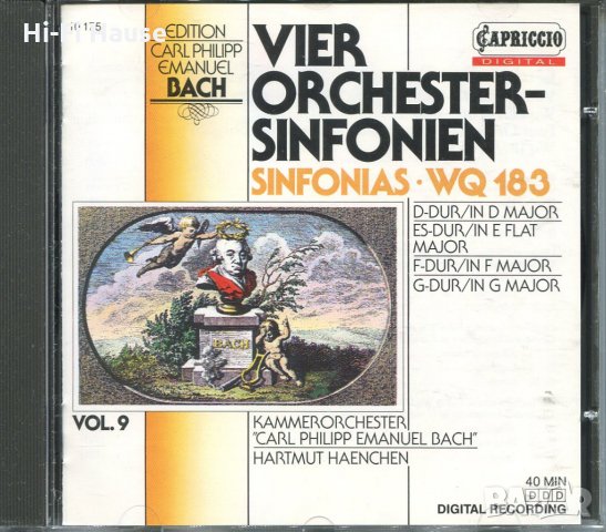 Vier Orchester - Sinfonien-Sinfonias Wq 183, снимка 1