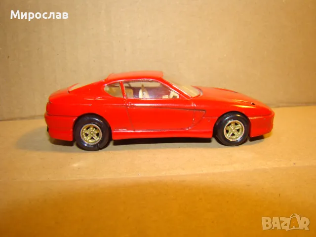 1:43 BBURAGO FERRARI 456 GT  MОДЕЛ КОЛИЧКА ИГРАЧКА, снимка 3 - Колекции - 48098770