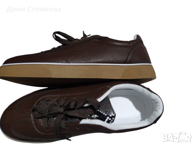 Нови стилни тъмно кафяви маратонки 