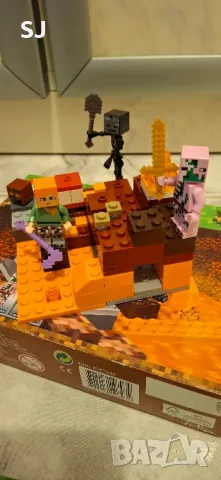 LEGO Minecraft 21139 The Nether fight, снимка 2 - Конструктори - 50313870