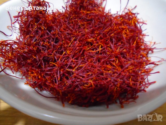 Български шафран 1 грам нова реколта във вид на стигми 2024 г., снимка 1