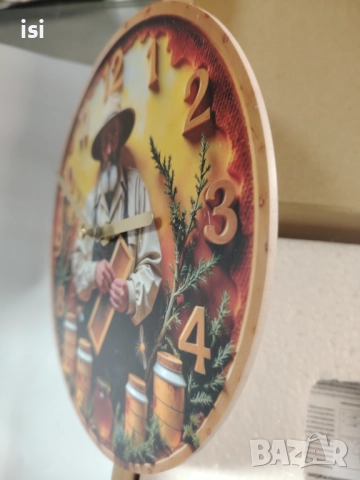 Часовници на пчеларска тематика-за пчелари, снимка 4 - Стенни часовници - 51849584