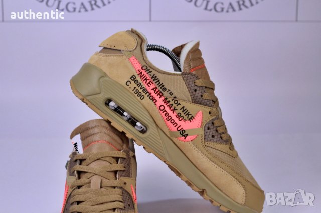 Nike Air Max 90 x Off-White Мъжки Дамски Маратонки, снимка 5 - Маратонки - 44323074