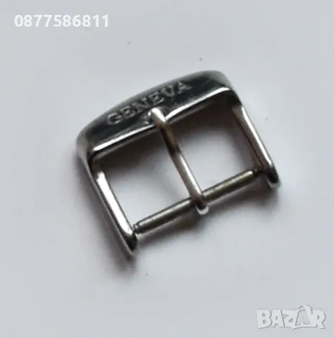 ОРИГИНАЛНА КАТАРАМА ЗА ЧАСОВНИК GENEVA ТОКА БЪКЕЛ ЧАСОВНИЦИ СТЪКЛО БАТЕРИЯ ПАТЕНТИ, снимка 2 - Каишки за часовници - 50261162