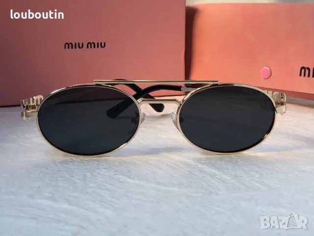 Miu 2024 дамски слънчеви очила елипса овални кръгли 4 цвята , снимка 10 - Слънчеви и диоптрични очила - 47769907