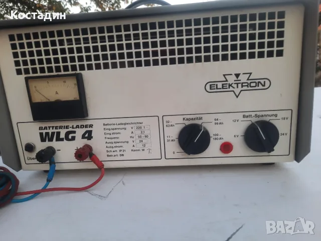 Токоизправител,зарядно Немско  Elektron WLG 4  6-12-18-24v , снимка 7 - Аксесоари и консумативи - 55824282