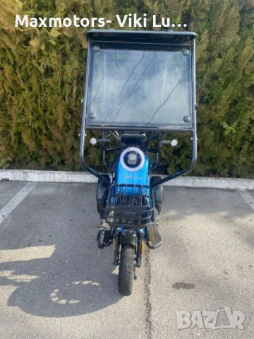 Уникална Двуместна Електрическа Триколка Pudding С ПОКРИВ MaxMotors NEW модел 2025 г., снимка 3 - Инвалидни скутери - 49201470