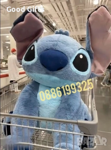 Голям плюшен Стич от 35см до 140см – Плюшена играчка Lilo & Stitch, снимка 4 - Плюшени играчки - 51439975