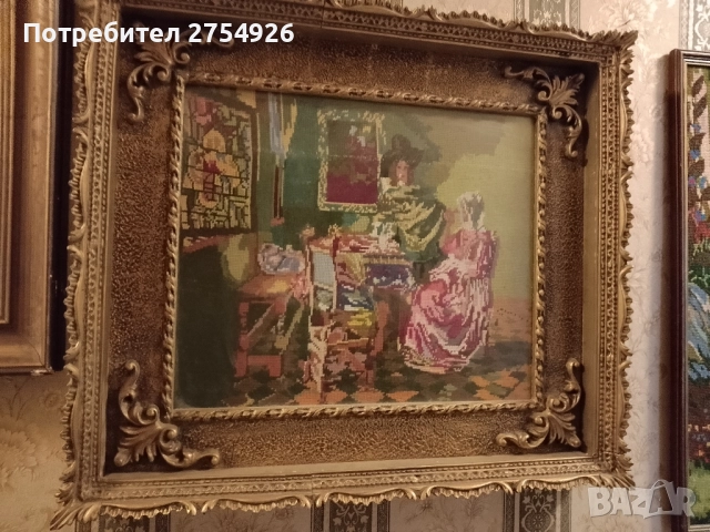 10 изящни френски гоблена , снимка 8 - Гоблени - 52578802