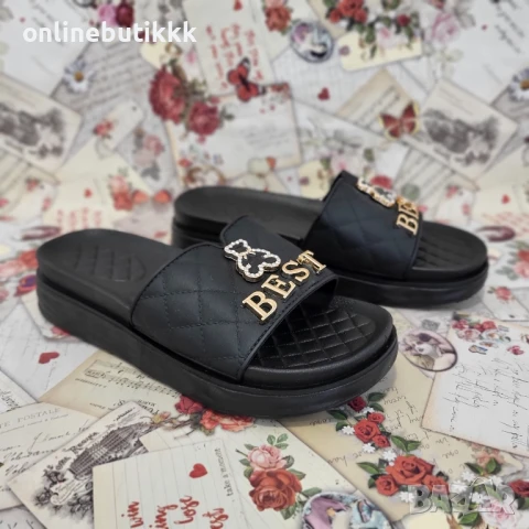 Дамски чехли - свежо попълнение за лятото 🍒, снимка 4 - Чехли - 51078048