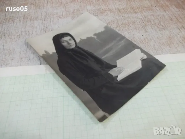 Снимка стара на дама като монахиня, снимка 3 - Колекции - 48003900