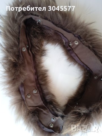 Яка 70 см естествен косъм, снимка 3 - Шалове - 42427028