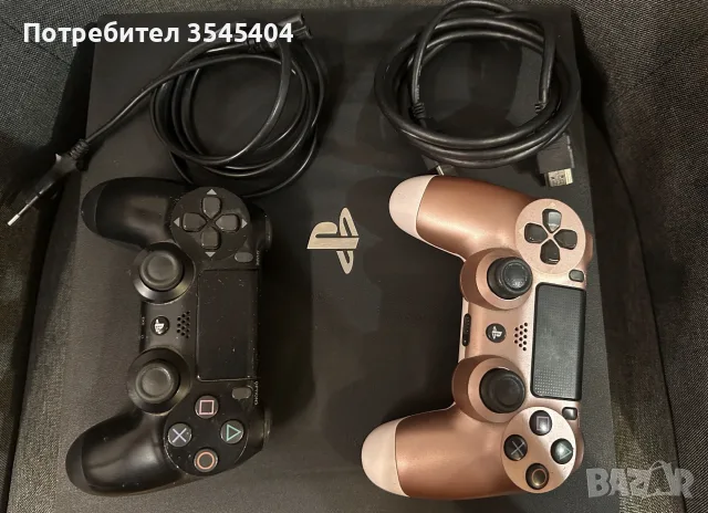 Конзола Sony PS4 Pro с два безжични джойстика и игри , снимка 3 - PlayStation конзоли - 56108041