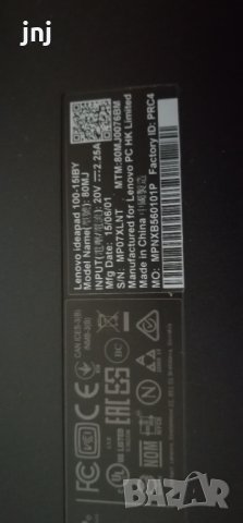 Lenovo ideapad 100-15iby, снимка 2 - Части за лаптопи - 40418160