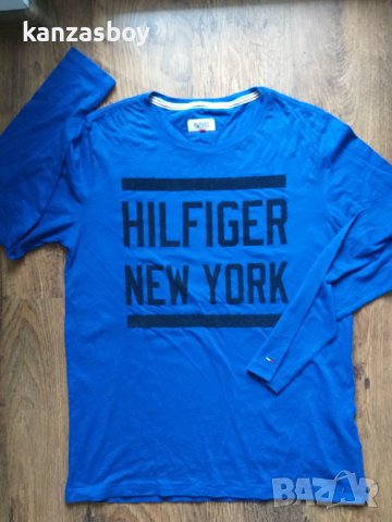 Tommy hilfiger - страхотна мъжка блуза КАТО НОВА ХЛ, снимка 5 - Блузи - 40303712
