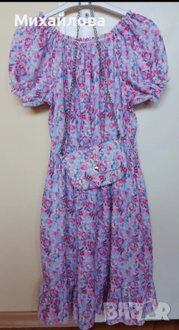 Лятна рокля с чантичка 