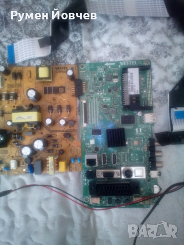 Платка vestel 17ips12 захранваща и управление дистанционно Уелингтън тонколони панел 40инча, снимка 6 - Части и Платки - 52955407