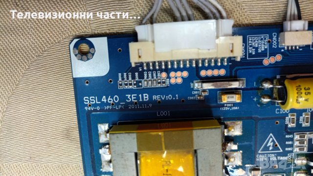 Toshiba 46TL938 със счупен екран - V71A00022901/12PSQBC4LV0.0/SSL460_3E1B LTA460HW04, снимка 10 - Части и Платки - 35864745