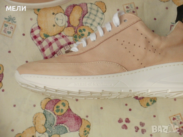 NUDE of Scandinavia нови дамски естествена кожа 39, снимка 6 - Маратонки - 53416778