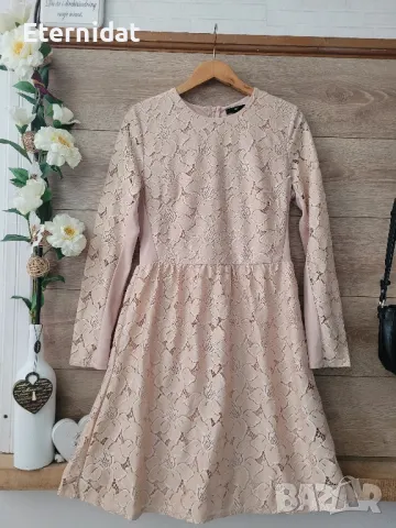 Бежова кукленска рокля 