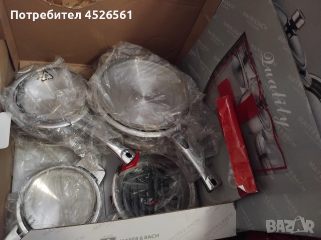 Продава се луксозен комплект съдове Mayer & Bach – нов, 16 части, снимка 5 - Прибори за хранене, готвене и сервиране - 53856594