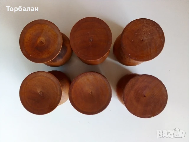 Дървени чаши от соц-а, снимка 7 - Декорация за дома - 50672111