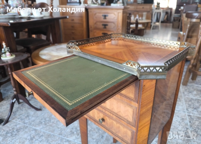 шкафче Луи 16-ти с интарзия, снимка 6 - Шкафове - 52524490