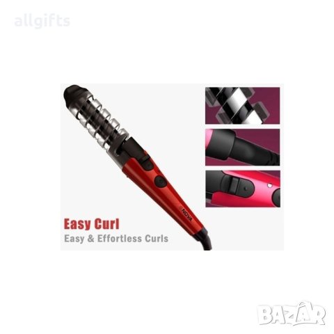 2007А Бързи къдрици с машата за стайлинг у дома NOVA, снимка 3 - Продукти за коса - 35793455