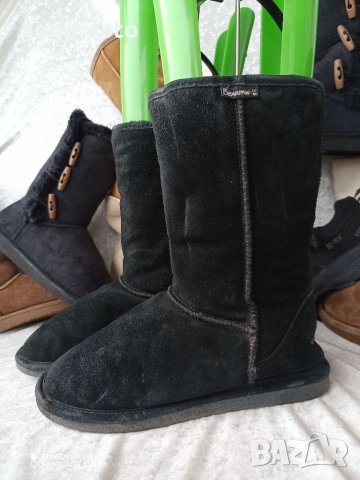UGG® аналог,BEARPAW® original USA boots,38 - 39 Непромокаеми,100% велурени ботуши, UGG® аналог+ВЪЛНА, снимка 13 - Дамски ботуши - 39304407