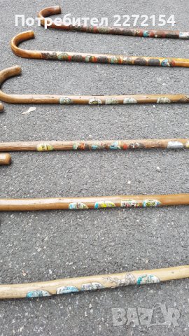 Туристически бастуни  6 бр цената е за всичките , снимка 2 - Антикварни и старинни предмети - 44340557