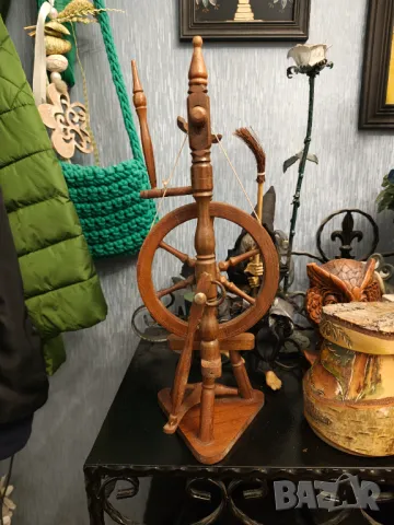 Дървено ръчно изработено вретено 