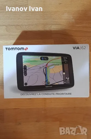 GPS навигация TOM TOM VIA 62 чисто нова, снимка 3 - TOMTOM - 56062124
