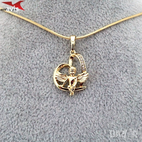 Висулка с 14К златно покритие 244728, снимка 3 - Колиета, медальони, синджири - 53663842