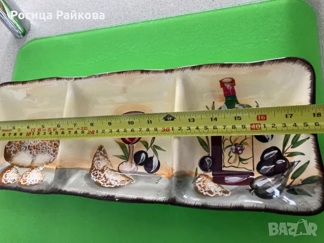 Плато за сервиране от три части, снимка 8 - Чинии - 50133063