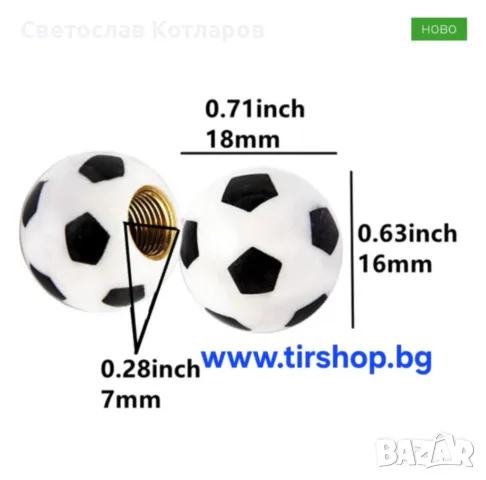 Капачета за вентил , снимка 2 - Аксесоари и консумативи - 49827518