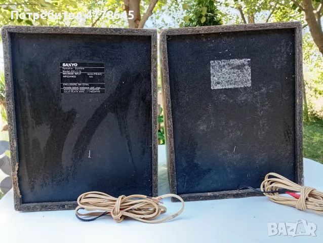 ретро тонклони SANYO, снимка 5 - Тонколони - 56149846