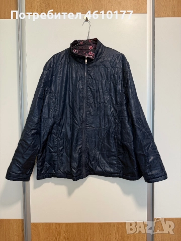 Двулицево олекотено яке 3хл, снимка 2 - Якета - 52810227