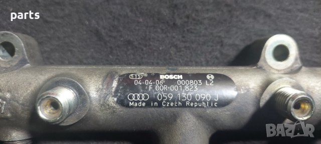 Дясна Горивна Рейка 3.0TDI - 2.7TDI N:1 Ауди А6 C6 4F - A4 B7 - VW Файтон - Туарег 059130090J N, снимка 2 - Части - 39955709