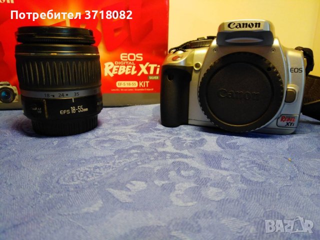 Фотоапарат-Canon EOS Rebel XTI 400D, снимка 1 - Фотоапарати - 40577229