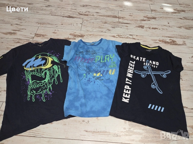 Лот тениски с къс ръкав 146-152см., снимка 2 - Детски тениски и потници - 53418057