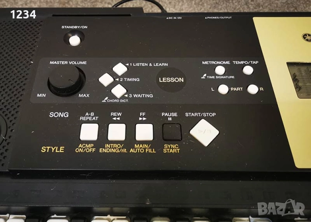 синтезатор клавир YAMAHA YPT-220 пиано с 5 октави , снимка 5 - Синтезатори - 52004487