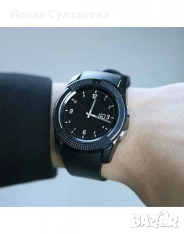 Смарт часовник Smart Watch V8 с Bluetooth, камера, SIM карта, тъч дисплей и много други функции, снимка 8 - Смарт гривни - 39202361