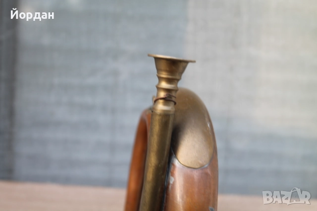 Стара ловна/бойна тръба , снимка 5 - Антикварни и старинни предмети - 52392601