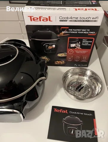 Интелегентен Мултикукър Tefal Cook4Me Touch WiFi, снимка 2 - Друга електроника - 55799287
