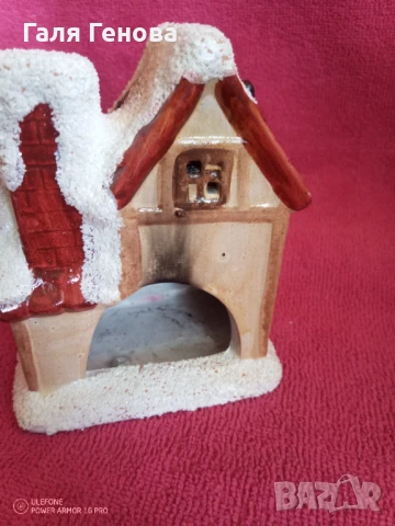 Гипсова фигурка, коледа, снимка 2 - Статуетки - 50904545