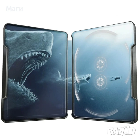 The Meg 4K Ultra HD Japanese Artwork limited Edition Steellbook / без Бг субтитри , снимка 3 - Blu-Ray филми - 53190535